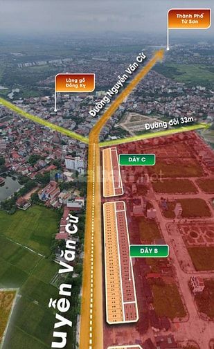 Cc bán shophouse mặt đường nguyễn văn cừ KDT mới phù khê