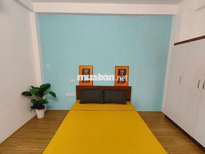 Căn 1N1K 35m2 full đồ, cửa sổ thoáng, tòa mới, chính chủ khu Ba Đình