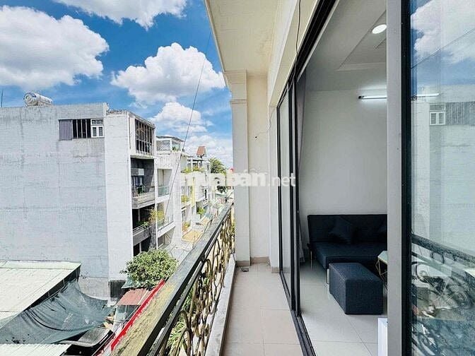 Căn Hộ Stu Ban Công 35m2 FullNT Rộng Thoáng Hẽm Oto An Ninh Gần PVĐ