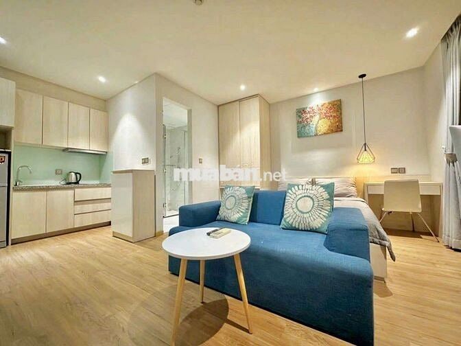 CĂN HỘ 1 PN - CỬA SỔ LỚN, CÓ DỊCH VỤ DỌN PHÒNG HẰNG TUẦN GẦN UEF