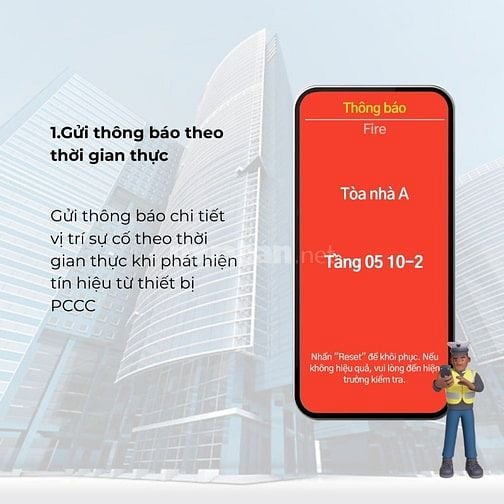 GIẢI PHÁP PHÒNG CHÁY CHỮA CHÁY HIÊN ĐẠI - TIẾT KIỆM NGAY 50% CHI PHÍ T
