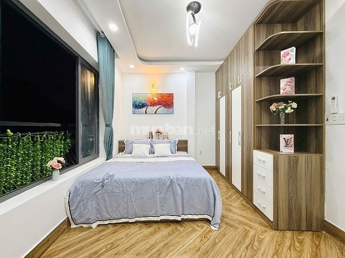 Cho thuê nhà mới, ngang 5m thoáng, ĐS 19, P.8 Gò Vấp