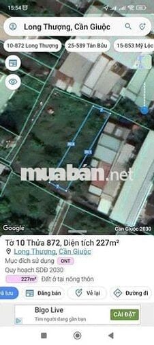 Cần bán gấp nền đất trong khu The Sol City 227m2 full TC giá 2tỷ2