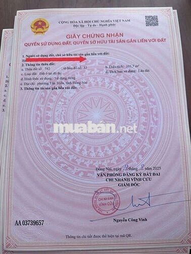 Đất sổ riêng thổ cư trên dưới 1ti