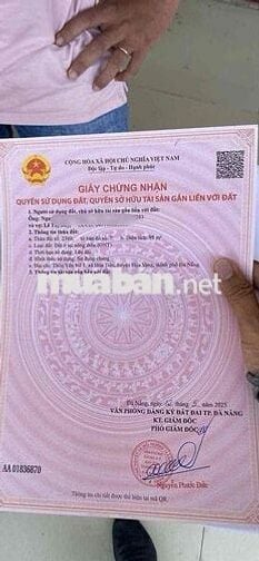 Bán Đất Đẹp Mặt Tiền Đường Nhựa Yến Nê - Hoà Tiến - Đà Nẵng