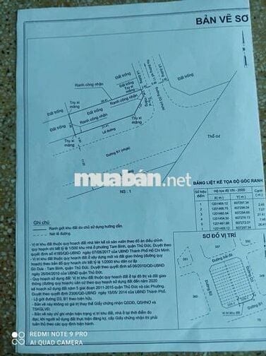 Đất Thổ Cư Lô Góc Vành đai 2 đoạn 3 KDC Lan Phương P.Tam Bình