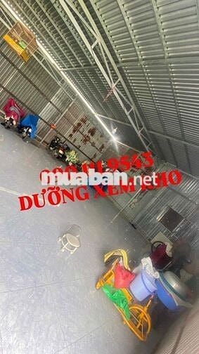 CHO THUÊ KHO 100m2 - 10x10m - NỀN GẠCH - ĐƯỜNG XE TẢI - AN NINH TỐT