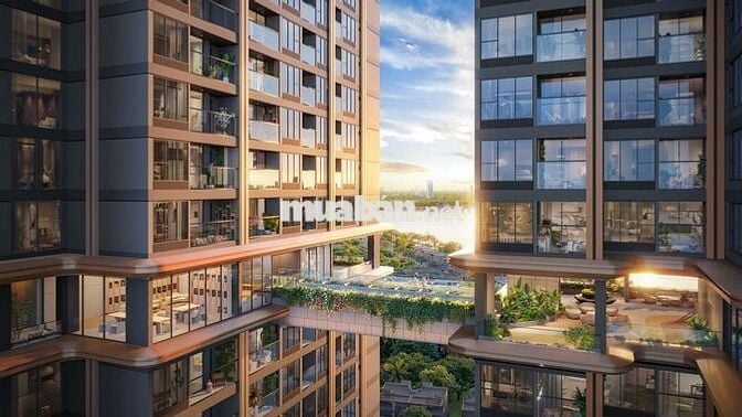 Căn 1PN 44m2 trên QL13, 3 mặt view sông SG, TT 1%/tháng,LS 0%/24 tháng
