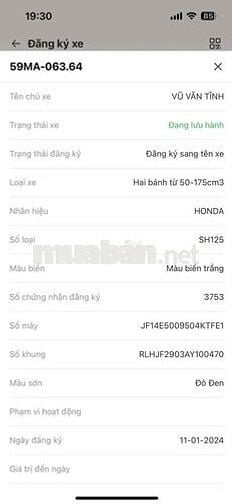 🔥 BÁN SH Ý 125CC – XE ZIN ĐẸP NHƯ MỚI, GIÁ CHỈ 125