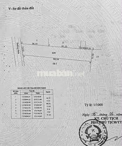 2 Lô sổ đỏ vuông vức liền kề 1962m2 mặt tiền sát TL7 , chợ Phước Thạnh