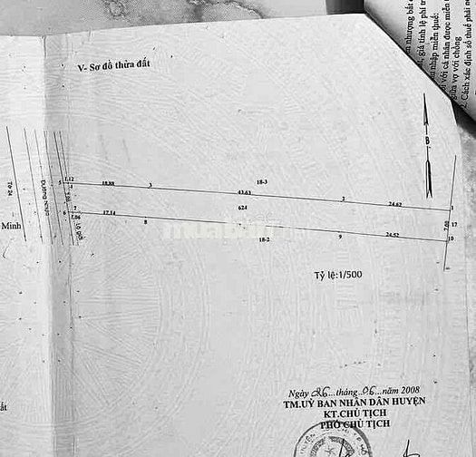 2 Lô sổ đỏ vuông vức liền kề 1962m2 mặt tiền sát TL7 , chợ Phước Thạnh