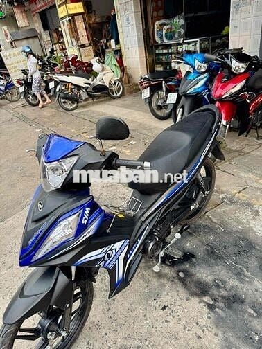 🔵🔵 SYM Galaxy 50c đen xanh 2022 xe đẹp có góp