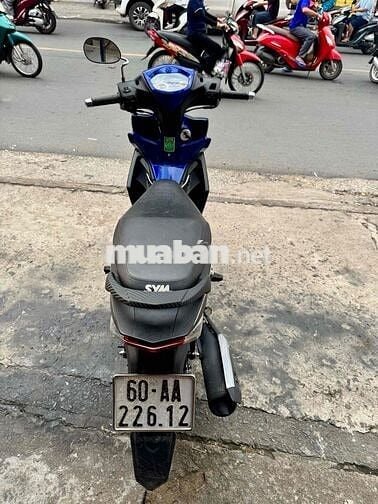 🔵🔵 SYM Galaxy 50c đen xanh 2022 xe đẹp có góp