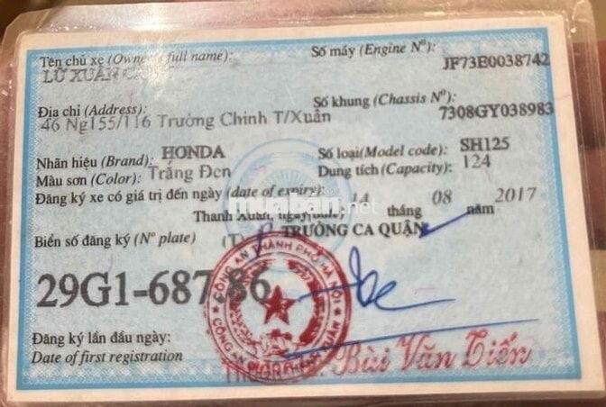 Bán xe chính chủ