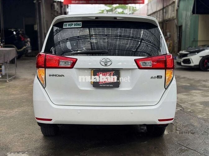 Toyota Innova 2019 E 2.0 MT, số sàn, màu trắng