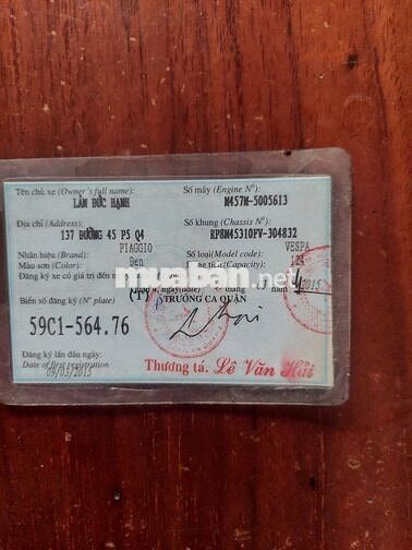 Vespa GTS 3vie bstp chính chủ