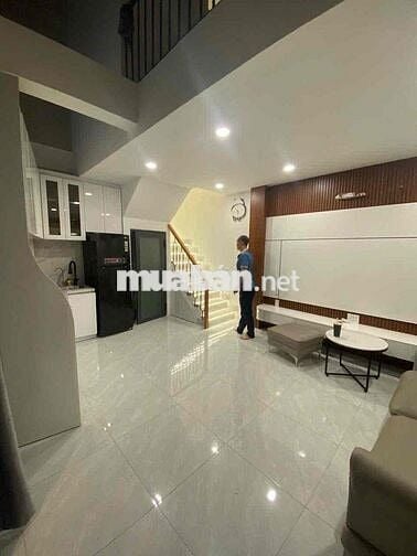 NHÀ NGUYÊN CĂN 2PN 1PK 2WC 1 SÂN THƯỢNG, NGUYỄN VĂN ĐẬU, CHỢ BÀ CHIỂU