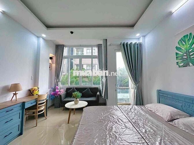 Phòng Ban Công Full Nội Thất_ Giá Rẻ_An Ninh ngay Ngã Tư Bảy Hiền
