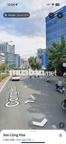 MẶT BẰNG KINH DOANH MẶT TIỀN ĐƯỜNG CỘNG HOÀ - GẦN KCN TÂN BÌNH