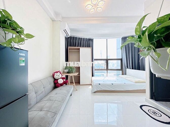 PHÒNG FULL NỘI THẤT 35m2 CỬA SỔ SÁNG THOÁNG Ở BÌNH THẠNH GIÁP Q3,Q1
