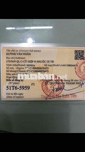 Xe Dream 100cc đời 1994 , xe chính chủ mới 98%