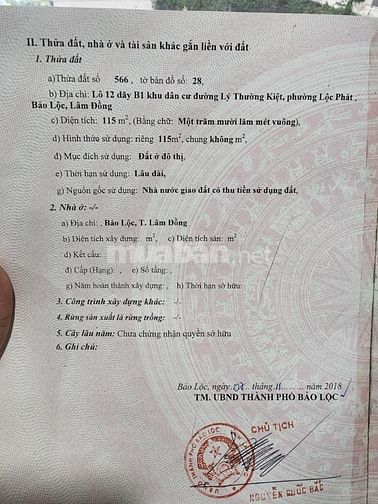 Chính chủ bán đất Nam Phương City lô B1 - 12 full thổ cư, vị trí đẹp n