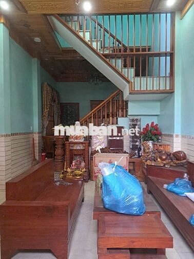 NHÀ MT ĐƯỜNG NHỰA 10M, 95M² (5x19), 2 LẦU 4 PN, AN BÌNH, 5 ĐỒNG TL