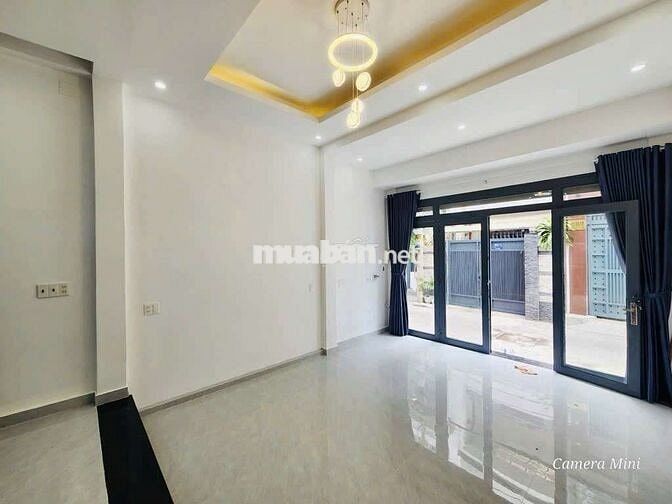 NHÀ MỚI ĐẸP, HẺM XE HƠI THÔNG, Ô TÔ NGỦ TRONG NHÀ, 3 PN,SỔ VUÔNG A4