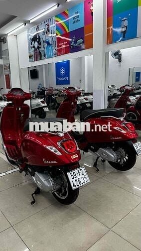 Vespa Sprint đỏ Chery một chủ mua 2023 zin 100%