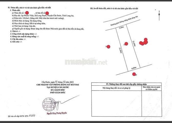 Bán đất tại N2, Cần Đước,Long An 1,3tỷ 100m2 shr có thương lượng nhẹ