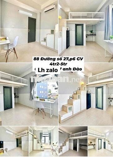 P k gác và có gác sát IUH Nguyễn Văn Dung 3tr6-5tr