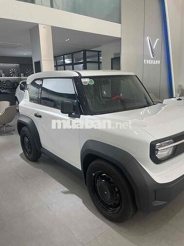 VF3 trắng 2025 sẵn xe, sẵn hồ sơ giao ngay
