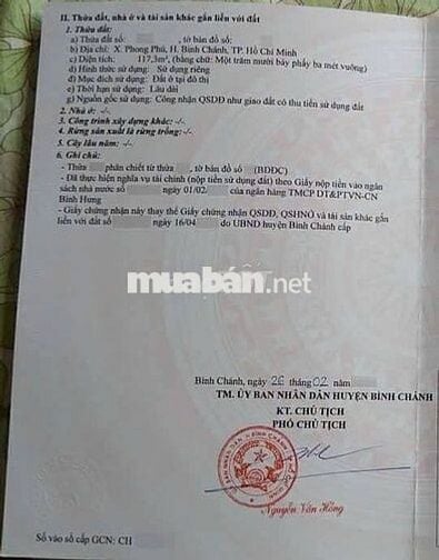 Thanh Lý Nhà Cấp 4 Chính Chủ 117m2 KDC Gia Hòa Bình Chánh !