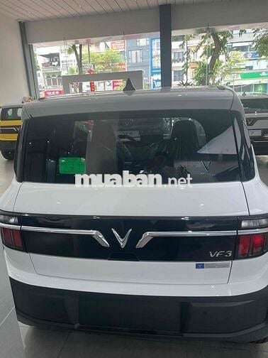 VF3 trắng 2025 sẵn xe, sẵn hồ sơ giao ngay