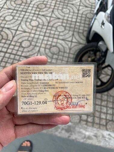 Yamaha Nouvo 5 LX Fi giấy tờ đầy đủ ĐK 2021