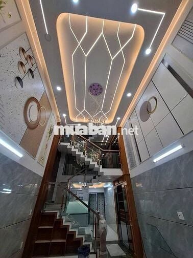 NHÀ MỚI ĐẸP 5 TẦNG, (4X13)M2, HẺM XE HƠI VÀO NHÀ, 7,8 TỶ CÒN TL