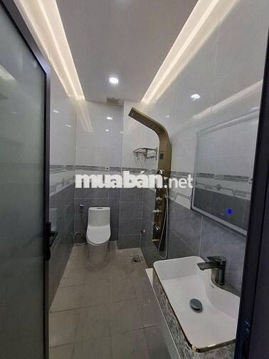 NHÀ MỚI ĐẸP 5 TẦNG, (4X13)M2, HẺM XE HƠI VÀO NHÀ, 7,8 TỶ CÒN TL