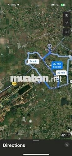 Đất cây lâu năm+ cây tràm 3 năm(gần trạm dừng)