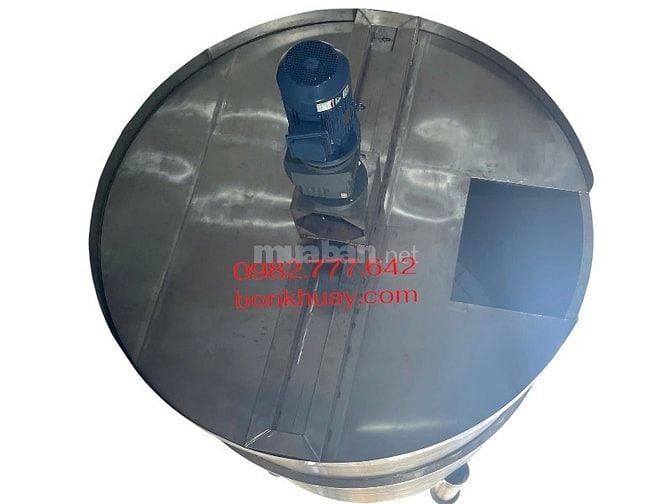 Bồn khuấy công nghiệp 10m3 bằng inox