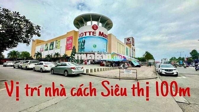 Nhà trệt rộng kế siêu thị Lotte Mart