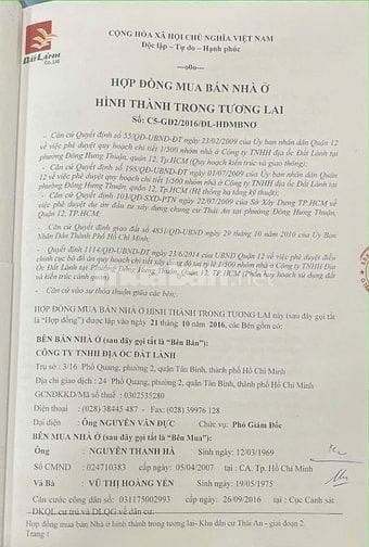 Bán đất nền biệt thự khu dân cư Thái An, ngân chân cầu Tham Lương