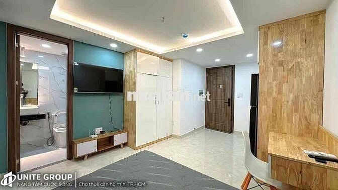 CHO THUÊ CHDV STUDIO CAO CẤP BAN CÔNG NGAY TRƯỜNG SA QUẬN 3. THANH MAY