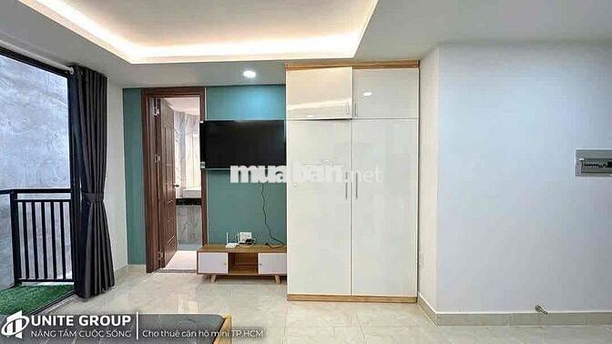 CHO THUÊ CHDV STUDIO CAO CẤP BAN CÔNG NGAY TRƯỜNG SA QUẬN 3. THANH MAY