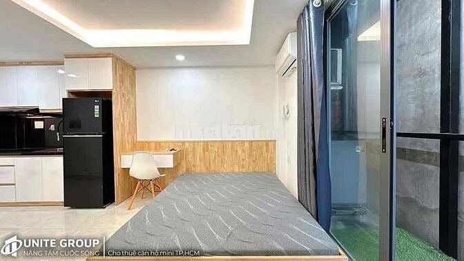 CHO THUÊ CHDV STUDIO CAO CẤP BAN CÔNG NGAY TRƯỜNG SA QUẬN 3. THANH MAY