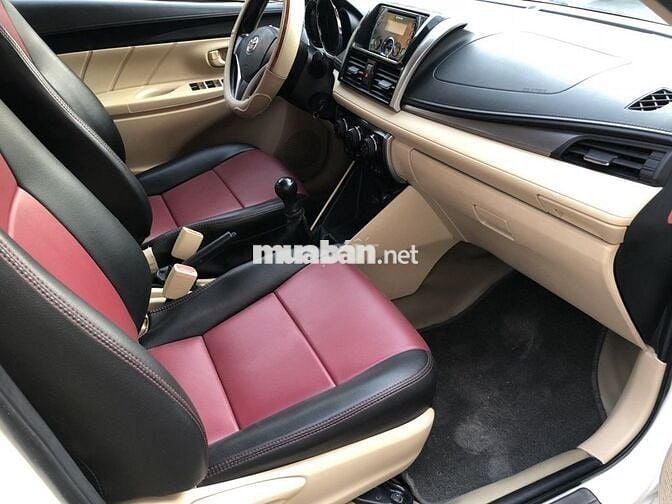 Toyota Vios 2017 số sàn màu trắng đẹp