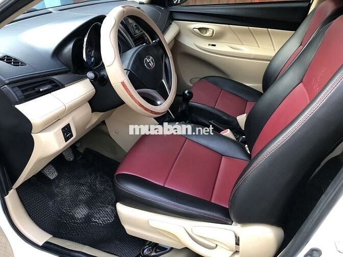 Toyota Vios 2017 số sàn màu trắng đẹp