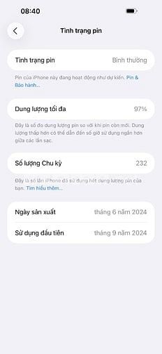 Bán 15pro max 256g quốc tế Mỹ ,zin all full chức năng ,pin zin 97