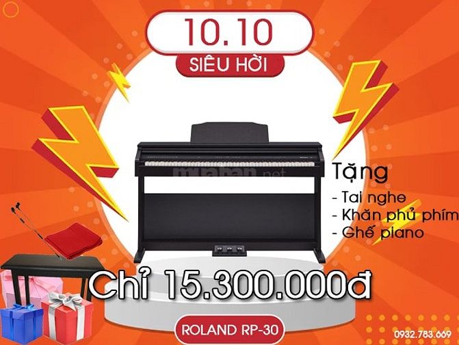Khuyến mãi organ và piano điện giá sốc nhân dịp 10/10