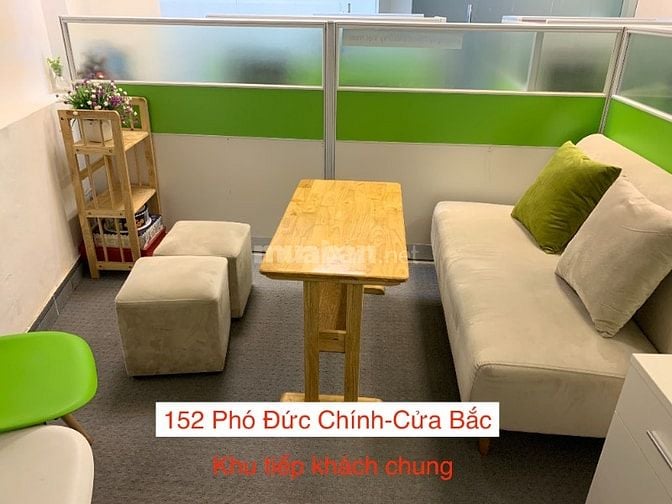 Cho thuê chỗ ngồi làm việc giá từ 1,7 triệu/tháng tại 152 Phó Đức Chin