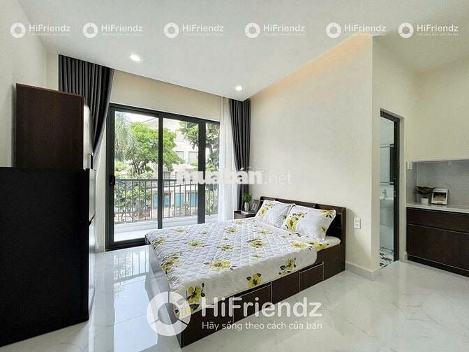 Cho Thuê Căn Hộ Ban Công Full Nội Thất ở Đặng Thùy Trâm Bình Thạnh